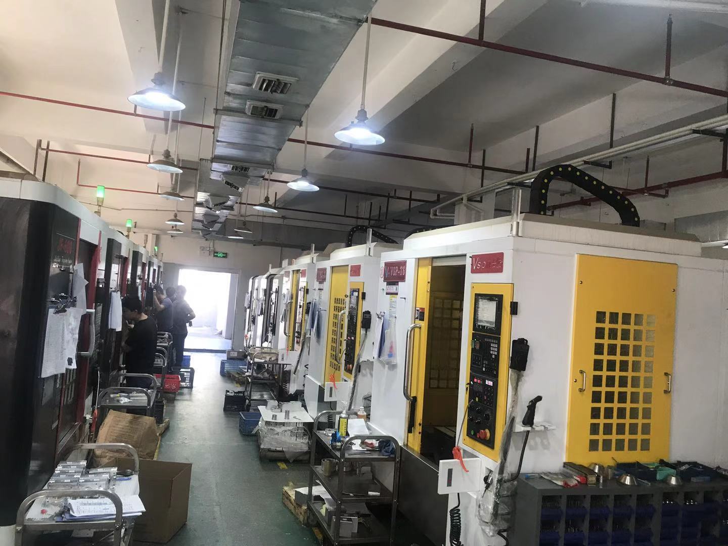 CNC machining workshop